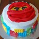 AN AWESOME LEGO BIRTHDAY PARTY! Kai Lego Ninjago Brick Cake